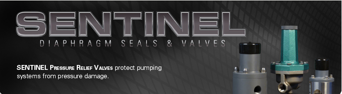 SENTINEL Pressure Relief Valves protect pumping systems from pressure damage.
